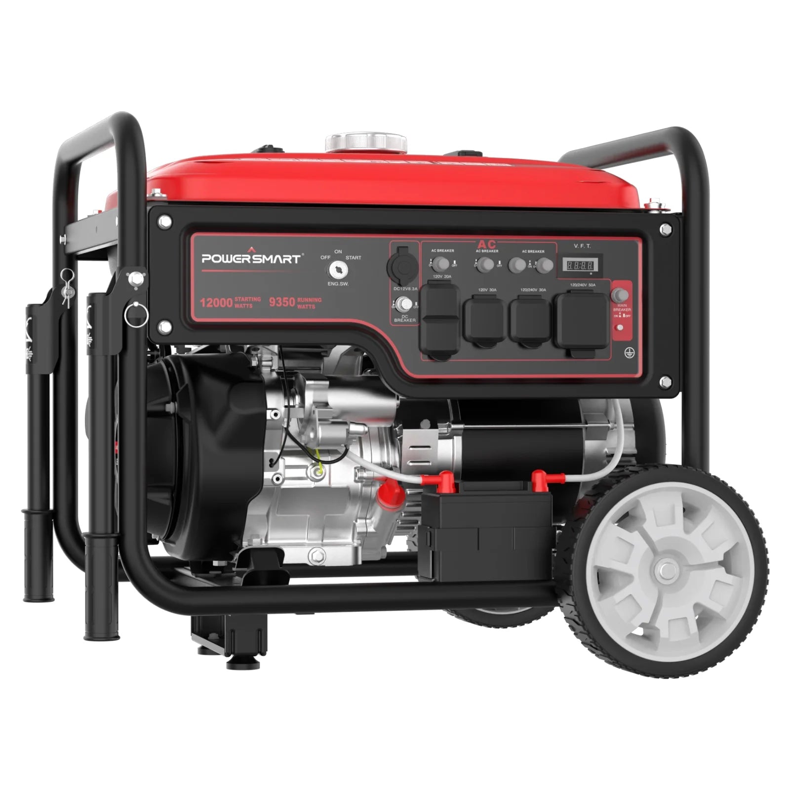459CC Gas Powered Portable Outdoor Generator, 12000 Peak Watt for Home Use,Db5095
