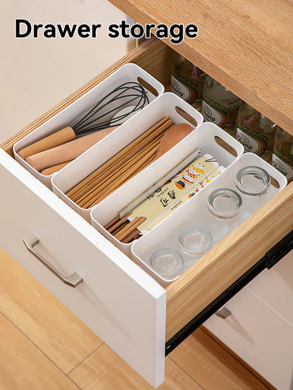 Cabinet Storage Box Large Capacity Kitchen Utensil Cutlery Organizer Box Multifunctional Kitchen Storage Organization