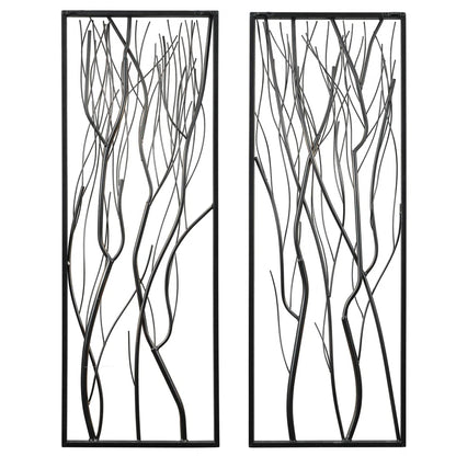 Gold Metal Branch Wall Decor Set