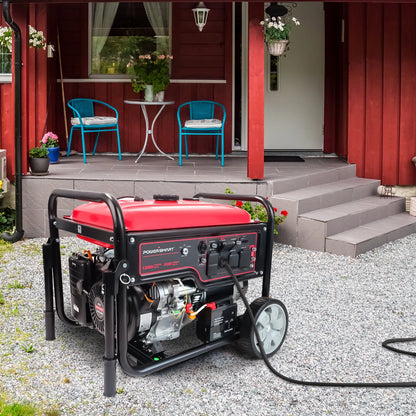 459CC Gas Powered Portable Outdoor Generator, 12000 Peak Watt for Home Use,Db5095