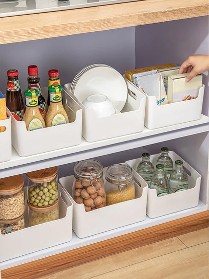Cabinet Storage Box Large Capacity Kitchen Utensil Cutlery Organizer Box Multifunctional Kitchen Storage Organization
