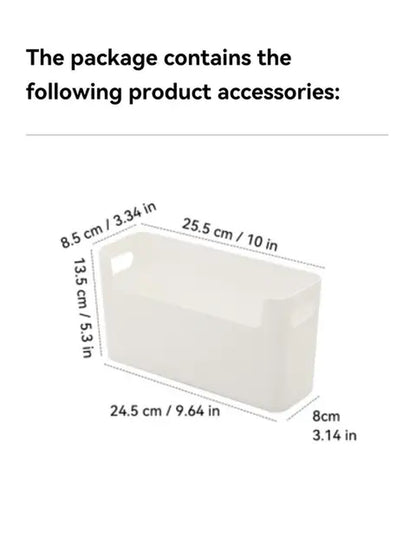 Cabinet Storage Box Large Capacity Kitchen Utensil Cutlery Organizer Box Multifunctional Kitchen Storage Organization