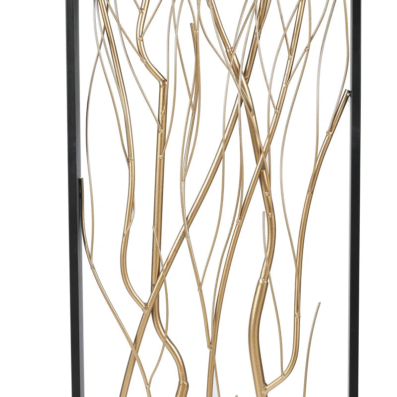 Gold Metal Branch Wall Decor Set